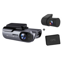 ราคา iSuper Dash Cam Lite Plus กล้องติดรถยนต์ คมชัด 2160p 4K Sensor Sony IMX335 รองรับ GPS -12M หน้า + หลัง รุ่น 1 + SD 128 GB (12233337)