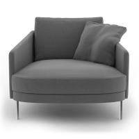 ราคา Mood & Tone Furniture เก้าอี้อาร์มแชร์ รุ่น NIKKI GRAY (11051714)