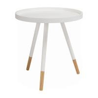 ราคา Mood & Tone Furniture โต๊ะข้างมินิมอล รุ่น NIKKO White เส้นผ่านศูนย์กลาง 46 ซม. x สูง 48 ซม. (10741120)