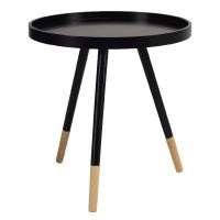 ราคา Mood & Tone Furniture โต๊ะข้างมินิมอล รุ่น NIKKO Black เส้นผ่านศูนย์กลาง 46 ซม. x สูง 48 ซม. (10741123)