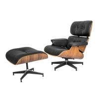 ราคา Mood & Tone Furniture ชุดเก้าอี้และสตูลวางเท้า รุ่น EAMES STYLE สีดำ 145.5 (10809922)