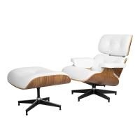 ราคา Mood & Tone Furniture ชุดเก้าอี้และสตูลวางเท้า รุ่น EAMES STYLE White 145.5 (10809923)