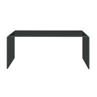 ราคา Mood & Tone Furniture โต๊ะกลางกระจกดัดโค้งขนาด 100 x 50 ซม. รุ่น URBANA สีดำ (12080004)