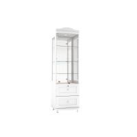 ราคา FDN Furniture ตู้โชว์กระจกมีไฟ ตู้โชว์โมเดล ขนาด 60*48*200 ซม. รุ่น CB-004 สีขาว (12638135)