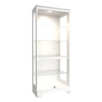 ราคา FDN Furniture ตู้โชว์กระจกมีไฟ ตู้โชว์โมเดล ขนาด 80*43*195 ซม. รุ่น CB-012 สีขาว (12638138)