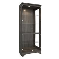 ราคา FDN Furniture ตู้โชว์กระจกมีไฟ ตู้โชว์โมเดล ขนาด 80*43*195 ซม. รุ่น CB-012 สีไลท์เวงเก้ (12638140)