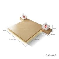 ราคา MOLESUN เตียงนอน พร้อมตู้ข้างเตียง เหมาะกับห้องทุกสไตล์ (กทม.มีบริการติดตั้ง) 5F(1536*2036*200) เตียง+ตู้ข้างLED2ตู้ (12636747)