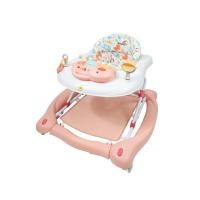 ราคา GLOWY Baby Walker : aston walk รถหัดเดิน ปรับโยกได้ เข็นได้ มีเสียงเพลง Pink Elephant (12635708)