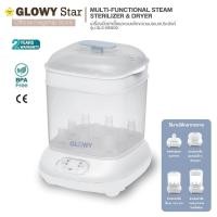 ราคา GLOWY Multi functional Steam Sterilizer and Dryer เครื่องนึ่งฆ่าเชื้อและอบแห้งขวดนมโกลวี่ ขาว (12636684)