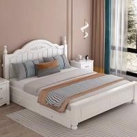 ราคา MOLESUN เตียงคลาสสิค สไตล์ยุโรป โมเดิร์นเรียบง่ายมีสไตล์ เตียงคู่ปลอดภัยWG7 ไร้สารฟอร์มาลดีไฮด์ เป็นมิตรต่อสิ่งแวดล้อม WG7-3WE ขาว3.5F มีลิ้นชัก (12636474)