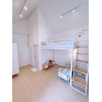 ราคา Pandapillow Shop เตียงเหล็ก2ชั้น ขนาด 5 ฟุต บันไดเดินขึ้นข้าง เตียงเหล็กข้างล่างโล่ง ทำจากเหล็กกล่อง 5 white (10365791)