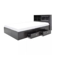 ราคา Raminthra Furniture เตียงบานเลื่อน 3.5ฟุต มีลิ้นชัก สีโอ๊ค (1) 3.5 ฟุต โอ๊ค (10466871)