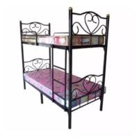 ราคา Raminthra Furniture เตียงเหล็ก 2 ชั้น ขนาด 3 ฟุต รุ่น โฟกัส (สีดำ) พร้อมที่นอนโฟมฟองน้ำ /ถอดไม่ได้ 3 ฟุต ดำ (10466919)