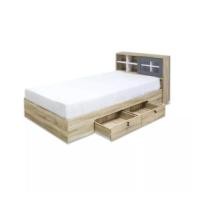 ราคา Raminthra Furniture เตียงบานเลื่อน 3.5ฟุต มีลิ้นชัก สีโซลิดยีนส์ (1) 3.5 ฟุต โซลิดยีนส์ (10466872)