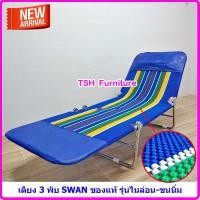 ราคา TSH เตียง3พับ ขนนิ่ม เหล็กหนามาก ข้อพับแข็ง-ไม่ดีด รุ่นผ้าไนล่อน ผ้าขนนิ่ม น้ำเงิน (10789105)