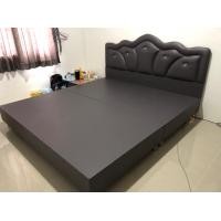 ราคา Phuphon Furniture เตียงหัวพัด ฝังคริสตัล 3.5 ฟุต สีดำ (10879094)