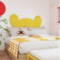 ราคา Disney Home ผนังหัวเตียงประดับ DISNEY รุ่น POOH-RETRO สีเหลือง (153x5x104 cm.) (10896200)