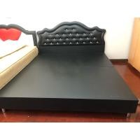 ราคา Chutikan เตียงนอนหัวเบาะหุ้มหนัง 5 ฟุต Black (10892833)