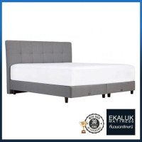 ราคา Slumberland เตียงนอน Sealy หัวเตียงรุ่น Riviera + ฐานสปริง Designer 6ฟุต (10960531)