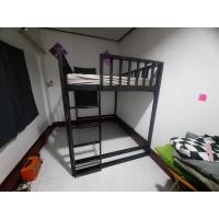 ราคา Mattressdream เตียงเหล็กชั้นลอย พื้นล่างโล่งเพื่อการใช้งาน แถมไม้รอง ดำ 3.5’ (11009597)