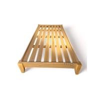 ราคา MB Teakwood เตียงไม้สักพื้นระแนง ไม่มีหัวเตียง รุ่น mbSKU-00170 สีมูจิ 3.5 ฟุต (12029313)