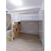 ราคา BKKBedSteel เตียง2ชั้น บันไดตู้เสื้อผ้าพร้อมตู้เก็บของ เลือกได้3ขนาด 3.5ฟุต 5ฟุต 6ฟุต จังหวัดอื่นๆ 3.5ฟุต ขาว บันไดซ้าย (12427604)