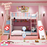 ราคา ดรีมคาร์คิตส์ เฟอร์นิเจอร์ .3เตียงเด็กโต รุ่น BDYA-626 5ฟุต โมเดิร์น ชมพู (10061370)