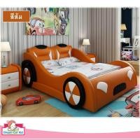 ราคา ดรีมคาร์คิตส์ เฟอร์นิเจอร์ เตียง2ชั้น รุ่น Castle ตัดเตียงสไลด์และบันได D27 ส้ม 3.5ฟุต โมเดิร์น (10063233)