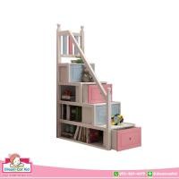 ราคา ดรีมคาร์คิตส์ เฟอร์นิเจอร์ เตียง2ชั้นรุ่น Crown 4ฟุต ตัดบันไดและเตียงสไลด์ สีชมพู (10077023)