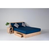 ราคา Eggwhite เตียงมีลิ้นชัก BOYO Bed 2ลิ้นชัก 5 ฟุต Natural Wood Color (10025046)