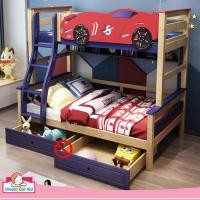 ราคา ดรีมคาร์คิตส์ เฟอร์นิเจอร์ เตียง2ชั้น รุ่น Super Car สีขาวไม้ 4ฟุต (ไม่รวมสไลเดอร์ เตียงสไลด์ และ บันไดข้างเตียง) ขาวน้ำตาล 4ฟุต โมเดิร์น (10125501)