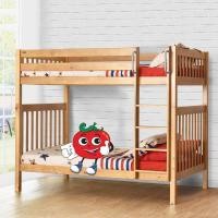 ราคา Tomato KidZ Youth Bunk bed 106x198ซม. (3.5ฟุต) เรียบหรู ไม้ยางเกรด A (10199363)