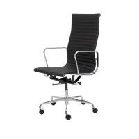 ราคา Modernform เก้าอี้ผู้บริหาร รุ่น POCKET พนักพิงสูง โครงและขาอลู หุ้มหนังเทียม ดำ (12632632)