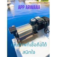 ราคา APP Arwana ปั้มแรงดันสูงหลายใบพัดเซลห์ไพรมิ่งรุ่นMT MT-105(220V) (12638858)