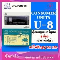ราคา We Retail ตู้โหลด ตู้คอนซูมเมอร์ รุ่น U-series 8ช่อง มีไฟLEDแสดงสถานะ 2P 63A U-8+เมน CHANG (เฉพาะตู้เปล่า) (RIO) (12635809)