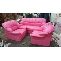ราคา BE Smile โซฟาชุดรับแขก หนังPD หลากสี ไม่อมฝุ่น โครงสร้างไม้จริง ฟองน้ำแน่น มีจำหน่ายทั้งชุดและแยกชิ้น ชุด3+1+1 ชมพู (12639027)
