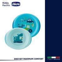 ราคา Kiddo Pacific Chicco ชามอาหารเด็ก Dish Set Maximum Comfort 12M+ normal classic (11014290)