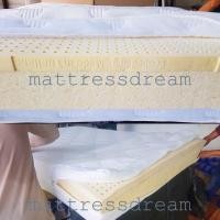 ราคา Mattressdream ที่นอนยางพาราอัดเสริมยางพารา ยางพารา King size 6 ฟุต,กำมะหยี่น้ำตาล (11008168)