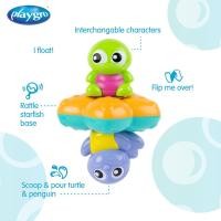 ราคา Kiddo Pacific Playgro Topsy Turvy Turtle ของเล่นอาบน้ำ สำหรับเด็กรูปเต่าและปลาดาว normal classic (11013153)