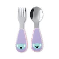 ราคา Kiddo Pacific Skip Hop Zoo Tensils Fork & Spoon ชุดช้อน - ส้อม เหมาะมือสำหรับเด็ก classic Koala (11017865)