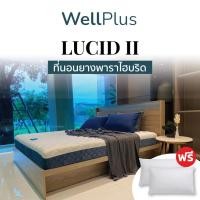ราคา WellPlus ที่นอนยางพาราแท้ รุ่น Lucid II ยางพาราหนานุ่ม ที่นอน แถมฟรีหมอนหนุนสุขภาพ ส่งฟรี Lucid II 3.5 ฟุต แถมหมอน 1ใบ (12142258)