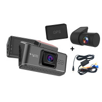 ราคา iSuper Dash Cam Pro 2 กล้องติดรถยนต์ คมชัด 2160p 4K Sensor Sony IMX415 รองรับ GPS -12M + SD 256 GB หน้า+หลังรุ่น 1+HWK (12233466)
