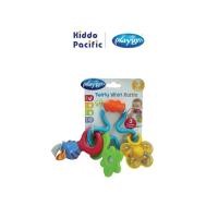 ราคา PLAYGROของเล่นเสริมพัมนาการ มียางกัดในตัว Twirly Whirl Rattle สีชมพู (12326198)
