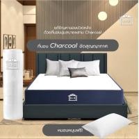 ราคา Home Best [อัดสุญญากาศ] ที่นอนนุ่มสบายผสาน Charcoal หนา 4 นิ้ว นอนสบาย ไร้กลิ่นอับ แถมฟรีหมอนหนุน 5ฟุต+หมอนหนุน 2ใบ อัดสุญญากาศ (12346945)