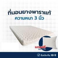 ราคา fadell latex ที่นอนยางพาราอัด 100% สีขาว ขนาด 3.5 ฟุต หนา 3 นิ้ว แถมหมอน f3 (12415354)