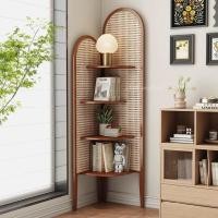 ราคา Loadingofficial-ชั้นวางของเข้ามุมสไตล์ญี่ปุ่น สีไม้น้ำตาล 4 ชั้น (12641326)