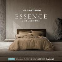 ราคา LOTUS ATTITUDE ชุดผ้าปู + ผ้านวม เทคโนโลยีผ้าถนอมผิว ทอ 800 เส้น รุ่น Essence ส่งฟรี 3.5 ฟุต (รวมผ้านวม) Earth Brown (12640426)