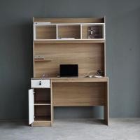 ราคา Inhome Furniture โต๊ะทำงาน/โต๊ะคอมฯ มีชั้นวางของในตัว W120xD55xH175 รุ่น T-1221 โซลิดโอ๊ค-ขาว (10306270)