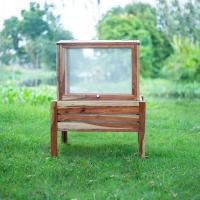 ราคา Samkhok Organic โต๊ะปลูกผักไม้ประดู่ มีมุ้งกันแมลง Size M ธรรมชาติ (12001383)