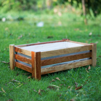 ราคา Samkhok Organic โต๊ะปลูกผักไม้ประดู่ Size S ธรรมชาติ (12001384)